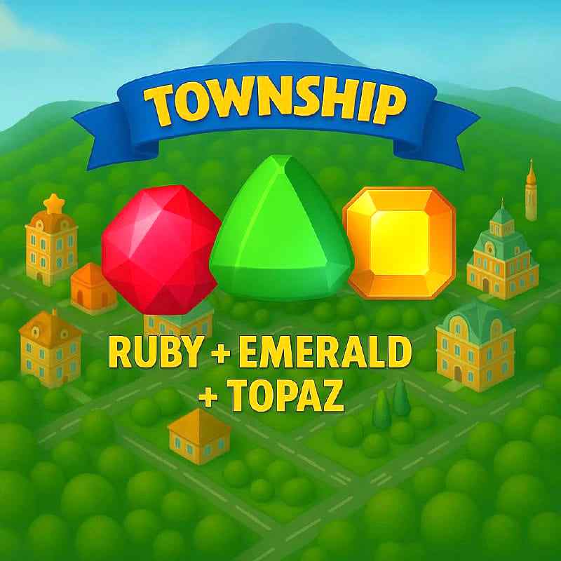 Robijn + Smaragd + Topaas